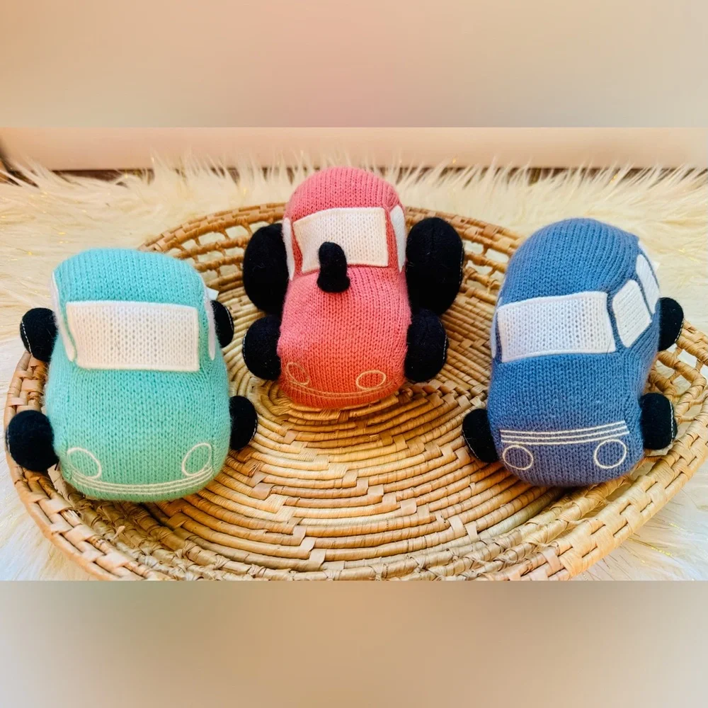 Cloud Island Cars and Trucks Soft Knit Toy Set